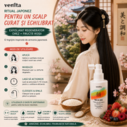 Peeling regenerator pentru scalp cu Orez si Fructe Rosii, Mochi, Venita, 150 ml