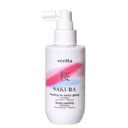 Peeling hidratant pentru scalp cu Floare de Cires Japonez si Vitamine, Sakura, Venita, 150 ml