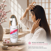 Lotiune hidratanta pentru scalp si par cu Floare de Cires Japonez si Vitamine, Sakura, Venita, 150 ml
