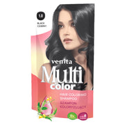 Sampon Colorant si Nuantator, Multicolor, Venita, 1.0 Black, 40g,