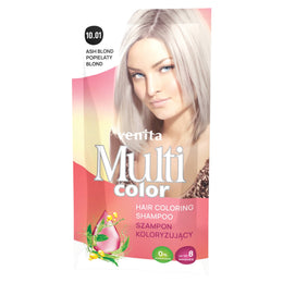 Sampon Colorant si Nuantator, Multicolor, Venita, 10.01 Ash Blond, 40g