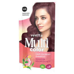 Sampon Colorant si Nuantator, Multicolor, Venita, 5.65 Burgund, 40g