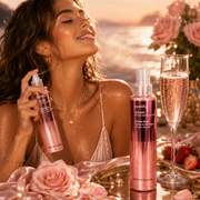 Spray corp cu sclipici Shimmer Body Mist Venita, Rose Gold, 200ml