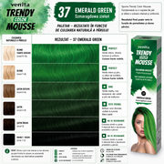 Spuma coloranta de par Trendy, Venita, nr 37, Emerald Green, verde