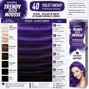 Spuma coloranta de par Trendy, Venita, nr 40, Violet Fantasy, mov aprins