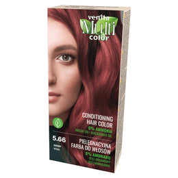 Vopsea de par fara amoniac, Multicolor, Venita, 50 ml, Nr. 5.66, Cherry