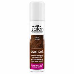 Spray Camuflare Radacini, S.O.S., pentru par Castaniu, Venita, 75ml