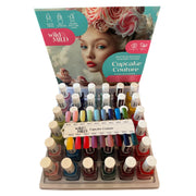 Display cu 36 bucati Lac de unghii Cupcake Couture, Wild & Mild