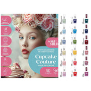 Display cu 36 bucati Lac de unghii Cupcake Couture, Wild & Mild