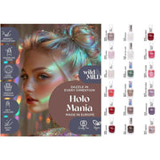 Display cu 36 bucati Lac de unghii Holo Mania, Wild & Mild