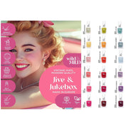 Display cu 36 bucati Lac de unghii Jive & Jukebox, Wild & Mild