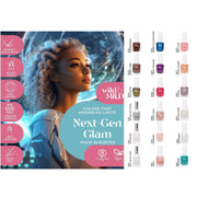 Display cu 36 bucati Lac de unghii Next Gen Glam, Wild & Mild
