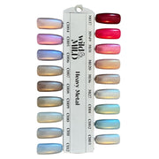 Display cu 36 bucati Lac de unghii Heavy Metal, Wild & Mild