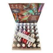 Display cu 36 bucati Lac de unghii Holo Mania, Wild & Mild