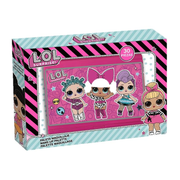 Trusa de machiaj pentru copii, cu 26 nuante Fard de ochi, fard de obraz si gloss de buze, L.O.L. Surprise, 36.6 gr.